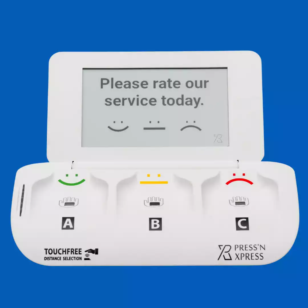 touchless feedback kiosk